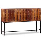 vidaXL Dressoir 120x30x80 cm massief acaciahout, Huis en Inrichting, 100 tot 150 cm, Verzenden, Nieuw, 25 tot 50 cm