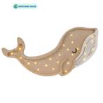 Nachtlampje walvis | Bruin (kinderlamp) (Kinderkamer), Ophalen of Verzenden, Nieuw