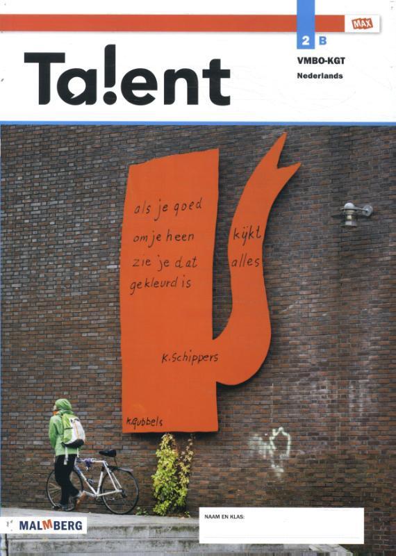 Talent 2 vmbo kgt nederlands leerwerkboek B 9789402074468, Boeken, Studieboeken en Cursussen, Zo goed als nieuw, Verzenden