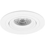 GU10 Inbouwspot Set - Mat Wit - Inbouw Rond - Kantelbaar -, Metaal of Aluminium, Nieuw, Ophalen of Verzenden, Led