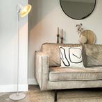 Rietveld Vloerlampen - Creme, Beige, Zand - Metaal, Huis en Inrichting, Lampen | Vloerlampen, Verzenden, Nieuw
