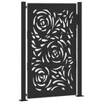 Zwarte Metalen Poort 105x155 | Tweedekansje | Tuin Makeover, Tuin en Terras, Tuinhekken en Hekwerk, Met poort, Nieuw, Ophalen of Verzenden