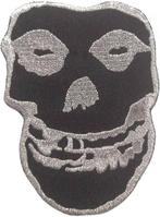 Misfits - Inverted Silver Skull  Patch officiële merchandise, Verzamelen, Ophalen of Verzenden, Nieuw, Kleding