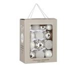 Kerstballen Set - 26 Stuks - Ø7 cm - Glas - Wit, Diversen, Kerst, Verzenden, Nieuw