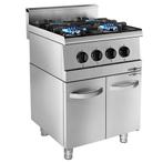 GGM Gastro | Gasfornuis - 12 kW - 4-pits - incl. onderbouw |, Verzenden