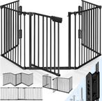 Veiligheidshek - Haardscherm - Hondenhek - 300cm - Zwart - K, Tuin en Terras, Verzenden, Zo goed als nieuw