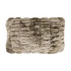 half kussen rib bruine beer 30x50cm, Verzenden, Nieuw