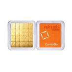 20 x 1 gram goudbaar (Valcambi CombiBar) met certificaat, Postzegels en Munten, Edelmetalen en Baren, Goud