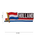 Holland wapperende vlag embleem patch van stof art. nr....., Nieuw