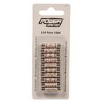 Powermaster Zekeringen 10 st - 25,4 x 6,3 mm - ASTA-gekeu..., Ophalen of Verzenden, Nieuw
