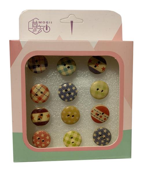 Set van 12 leuke punaises in een doosje (model: kleine knoo, Doe-het-zelf en Verbouw, Gereedschap | Handgereedschap, Nieuw, Ophalen of Verzenden
