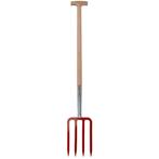 Talen Tools Spitvork Rood – 85 cm – Voor Zand- en Kleigr, Tuin en Terras, Hand-tuingereedschap, Ophalen of Verzenden, Nieuw