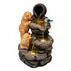 Cascade Buiten Waterornament Elektrisch Tuin Fontein LED, Tuin en Terras, Waterpartijen en Fonteinen, Verzenden, Nieuw