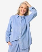 HEMA Damesblouse Lena corduroy lichtblauw, Kleding | Dames, Verzenden, Nieuw