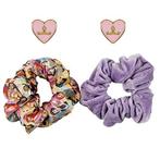 Disney Princess 2 Piece Scrunchie & Earring Set, Sieraden, Tassen en Uiterlijk, Uiterlijk | Haarverzorging, Ophalen of Verzenden