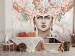 Frida Kahlo behang Flowers, Huis en Inrichting, Stoffering | Behang, Frida Kahlo, Verzenden