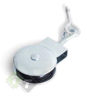 Markieskatrol Met Schroefoog - 32 Mm Katrol - 6.5mm Diameter, Doe-het-zelf en Verbouw, IJzerwaren en Bevestigingsmiddelen, 50 tot 100 mm