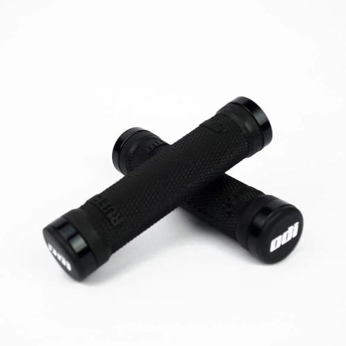 BMX / MTB Ruffian Loc-On Grip handvatten - 130mm - Zwart, Fietsen en Brommers, Fietsen | Crossfietsen en BMX, Nieuw, Verzenden