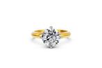 Ring - 14 karaat Geel goud - 3.00ct. tw. Diamant (Lab-grown), Nieuw