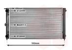 RADIATOR VOOR VW PASSAT B2 1980-1988 171121253BMCT, Ophalen of Verzenden, Nieuw