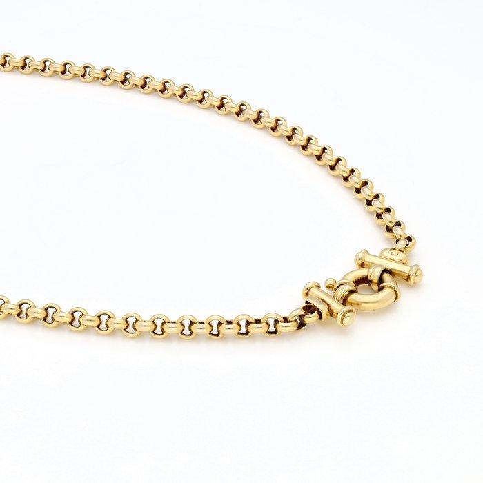 Halsketting - 14 karaat Geel goud, Sieraden, Tassen en Uiterlijk, Kettingen