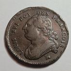 Frankrijk. Lodewijk XVI (Grondwet). 12 Deniers 1792-MA,, Postzegels en Munten