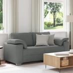 vidaXL Loveseat 140 cm stof donkergrijs, Huis en Inrichting, Banken | Bankstellen, Verzenden, Nieuw, Stof