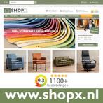 Set van 6 leren eetkamerstoelen - met wieltjes en hoge rug -, Huis en Inrichting, Stoelen, Overige kleuren, Nieuw, Leer, Ophalen of Verzenden