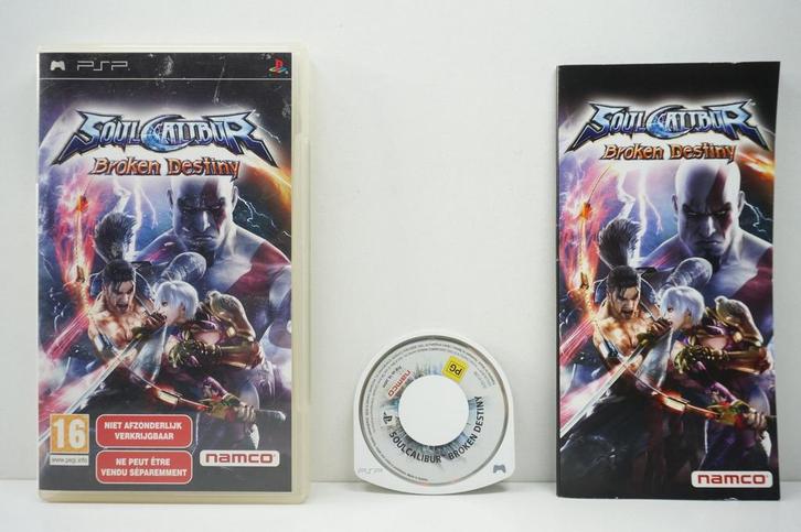 Soulcalibur : Broken Destiny Morgen in huis! (PSP), Spelcomputers en Games, Games | Sony PlayStation Portable, Zo goed als nieuw