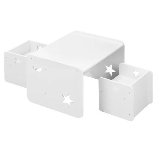 Kindertafel met 2 Stoelen voor Spelen en Leren, Kinderen en Baby's, Kinderkamer | Overige Meubels, Nieuw, Verzenden