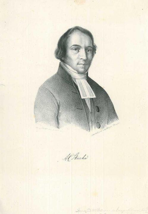 Portrait of Marinus Jacobus Stucki, Antiek en Kunst, Kunst | Etsen en Gravures