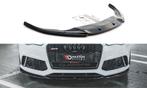 Voorspoiler V.3 Audi RS6 C7 Maxton Glans Zwart, Ophalen of Verzenden, Nieuw