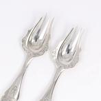 Adrianus Kuijlenburg - Zuurvork - Biedermeier - Schoonhoven,, Antiek en Kunst, Antiek | Goud en Zilver