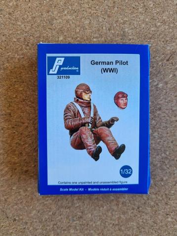 PJ Production 321109 German Pilot seated (WW1) 1:32 beschikbaar voor biedingen