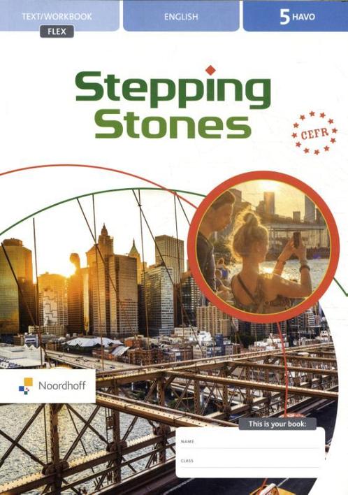 Stepping Stones havo 5 FLEX textworkbook A  B 9789001736217, Boeken, Schoolboeken, Zo goed als nieuw, Verzenden