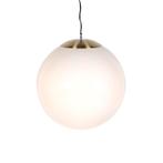 Scandinavische hanglamp opaal glas 50 cm - Ball 50, Verzenden, Nieuw, Glas, Modern