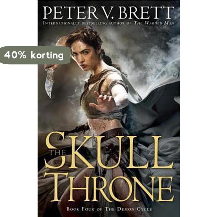 The Skull Throne 9780345531483 Peter V. Brett, Boeken, Taal | Engels, Zo goed als nieuw, Verzenden
