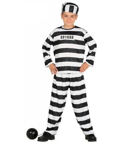 Boevenpak kind zwart/wit, Kleding | Heren, Carnavalskleding en Feestkleding, Nieuw, Ophalen of Verzenden