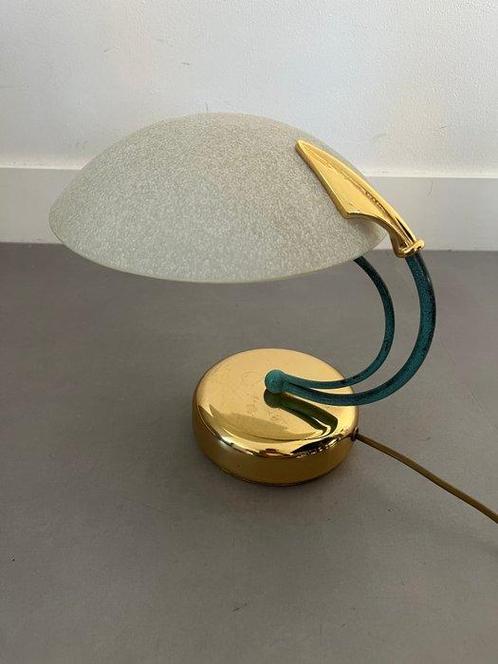 Bureaulamp - Gelakt messing, Antiek en Kunst, Kunst | Designobjecten