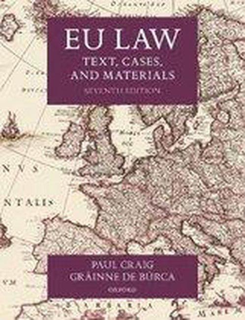 EU Law: Text, Cases, and Materials, 9780198856641, Boeken, Studieboeken en Cursussen, Zo goed als nieuw, Verzenden