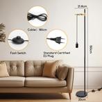 Aigostar Staande lamp - Industriële Vloerlamp - Zwart, Verzenden, Nieuw