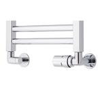 Radiator Aansluitset TVS Valves 120 Chroom, Ophalen of Verzenden, Nieuw, Chroom, Overige typen