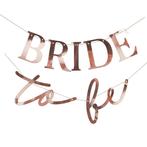 Rose Gouden Slinger Bride To Be 1,5m, Hobby en Vrije tijd, Feestartikelen, Verzenden, Nieuw