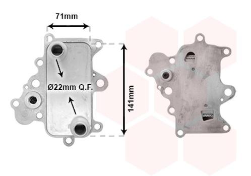 OLIEKOELER VOOR ALFA ROMEO GIULIETTA 940 2010-2020, Auto diversen, Auto-accessoires, Nieuw, Ophalen of Verzenden