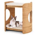 LIVSK Kattentoren voor Binnenkatten - Bamboe Frame - 2 Nivea, Dieren en Toebehoren, Verzenden, Nieuw