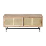 Webbing Sumatra dressoir - metalen poten - 50x120x42 cm, Huis en Inrichting, Verzenden, Nieuw