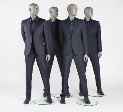 grijze heren mannequins met glazen ogen nwpr was 995 euro, Zakelijke goederen, Kantoor en Winkelinrichting | Winkel en Inventaris