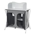 Campingkast opvouwbaar 104,5x80x50,5 cm donkergrijs, Verzenden, Nieuw