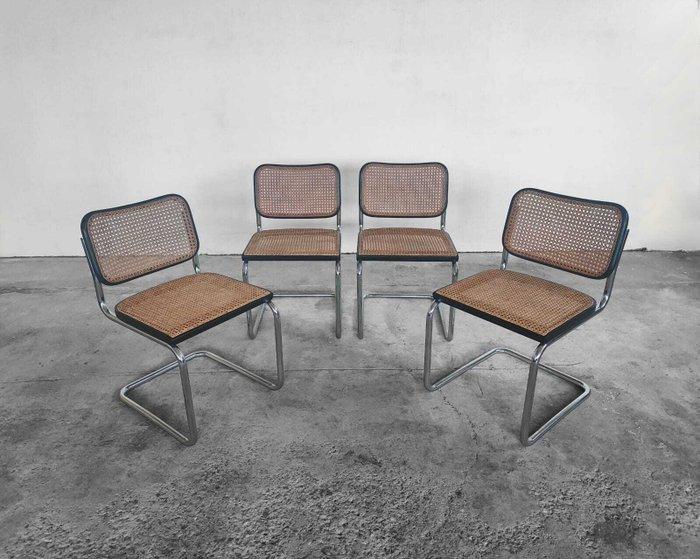 Gavina - Marcel Breuer - Stoel (4) - Cesca chair - Metaal,, Antiek en Kunst, Curiosa en Brocante