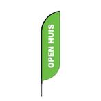 Proflag Beachflag Convex S-60 x 240 cm - Open Huis (Vlaggen), Nieuw, Ophalen of Verzenden